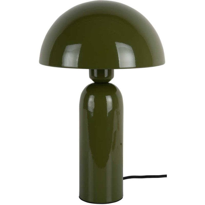 Lampe champignon vert olive métal 35...