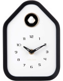 Horloge coucou moderne noire en ABS 14,4x7,4x20,4 cm Reina Cuckoo