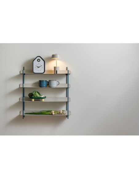 Horloge coucou moderne noire en ABS 14,4x7,4x20,4 cm Reina Cuckoo
