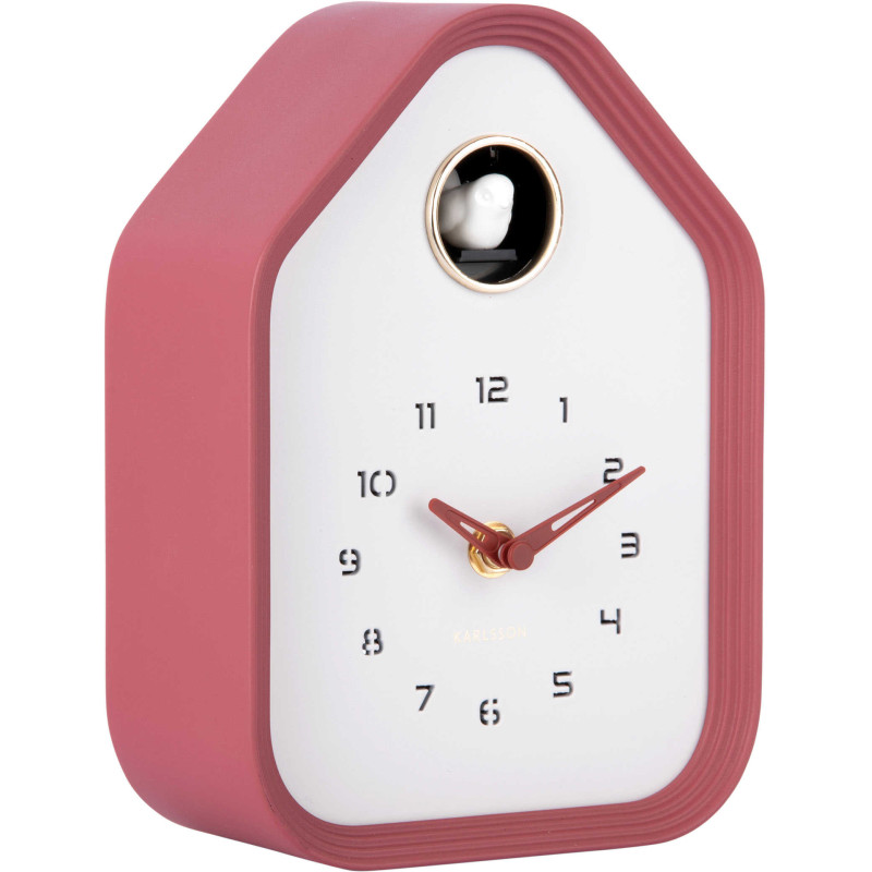 Horloge coucou moderne rouge bordeaux...