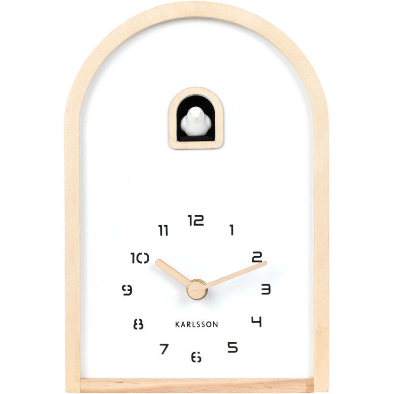 Horloge coucou moderne bois clair...