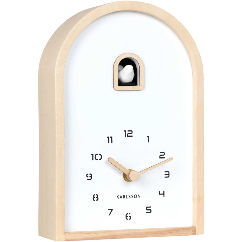 Horloge coucou moderne bois clair...