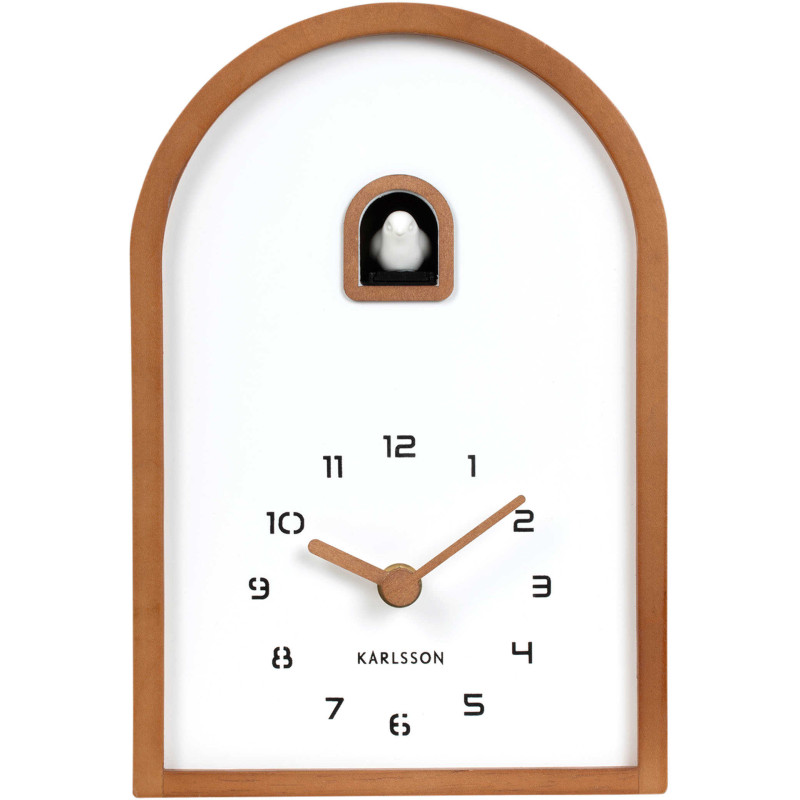 Horloge coucou moderne bois brun...