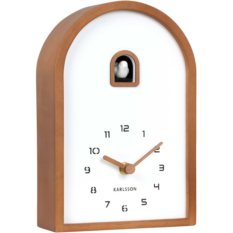 Horloge coucou moderne bois brun...