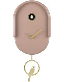 Horloge murale à balancier marron moka 20x8,5x42 cm Tweet