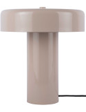 Lampe à poser champignon gris chaud Riqueza Palo