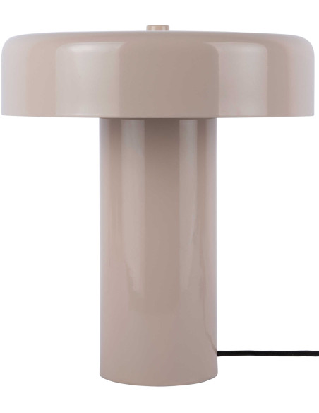 Lampe à poser champignon gris chaud Riqueza Palo
