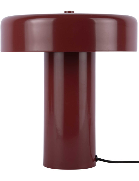 Lampe à poser champignon bordeaux Riqueza Palo