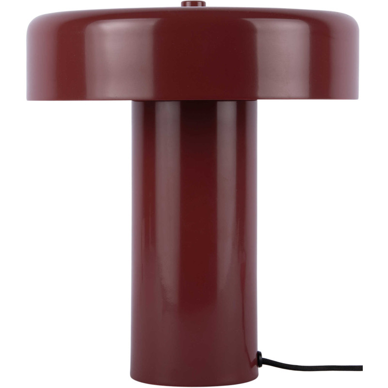 Lampe à poser champignon bordeaux...