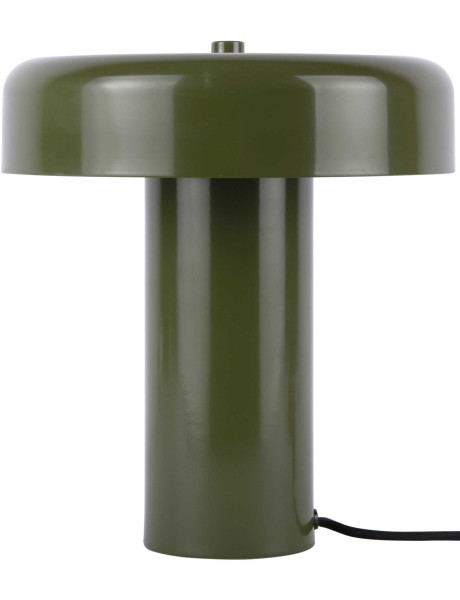Lampe à poser champignon métal vert olive Riqueza Palo