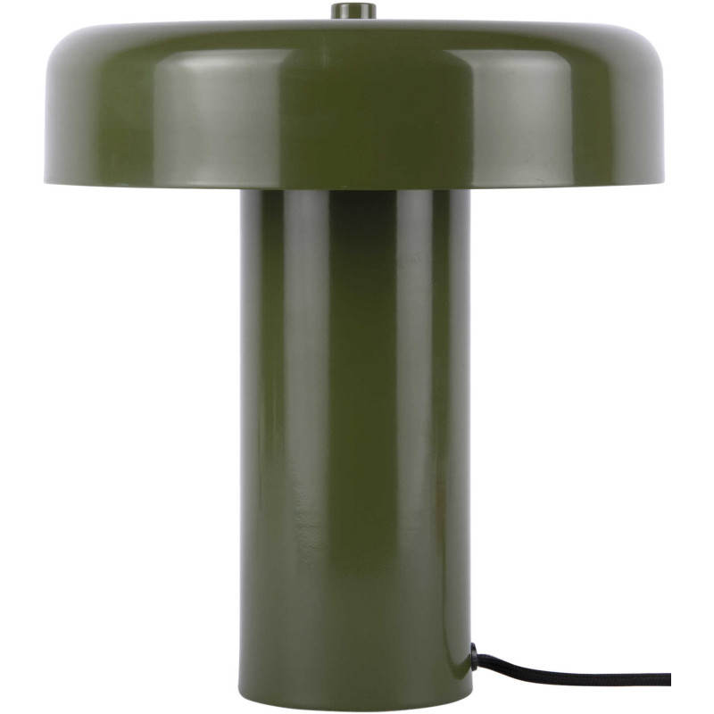 Lampe à poser champignon métal vert...