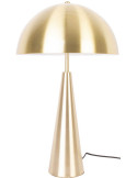 Lampe à poser champignon dorée métal 51 cm Sublime