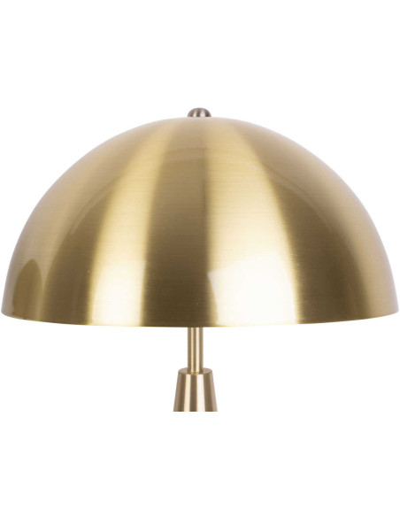 Lampe à poser champignon dorée métal 51 cm Sublime