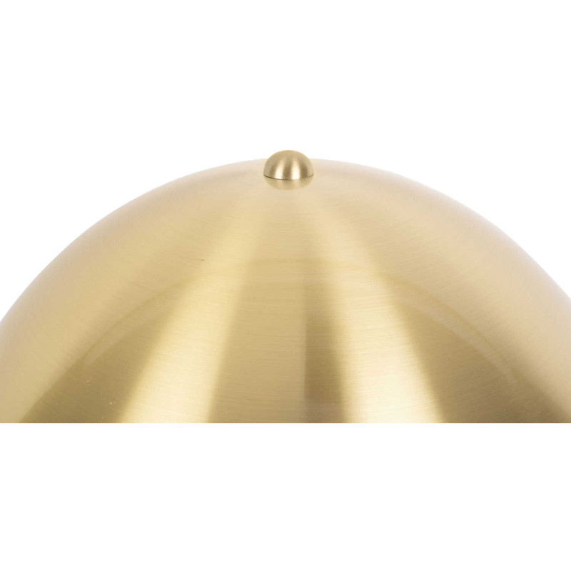 Lampe à poser champignon dorée métal...