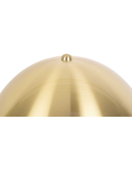 Lampe à poser champignon dorée métal 51 cm Sublime