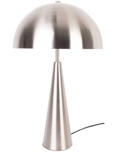 Lampe à poser champignon argentée métal 51 cm Sublime