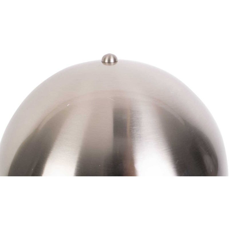 Lampe à poser champignon argentée...