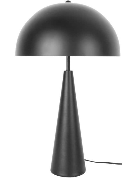 Lampe à poser champignon noire mat métal 51 cm Sublime