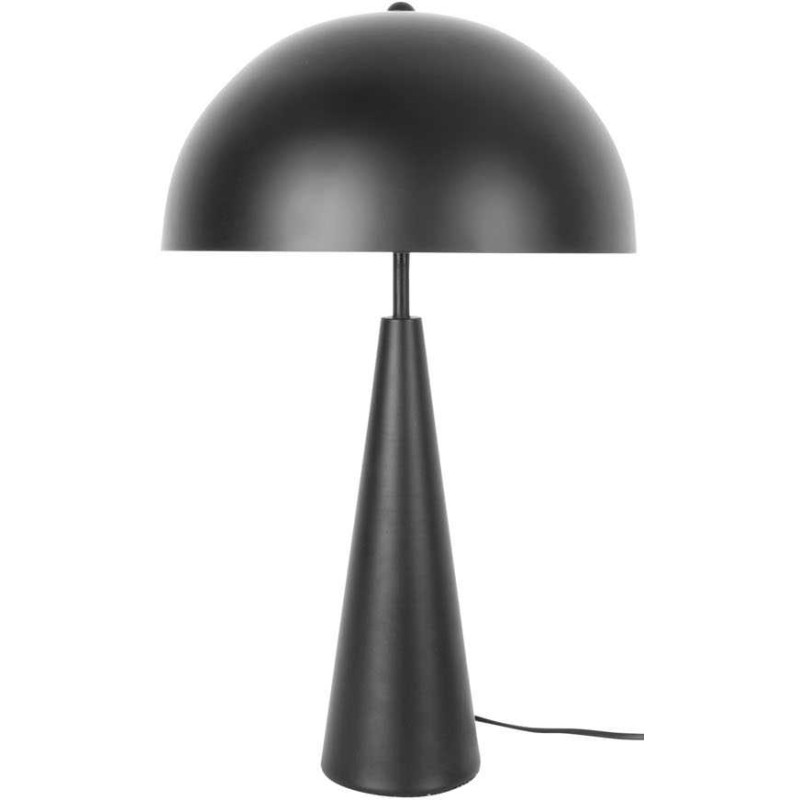 Lampe à poser champignon noire mat...