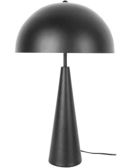 Lampe à poser champignon noire mat métal 51 cm Sublime