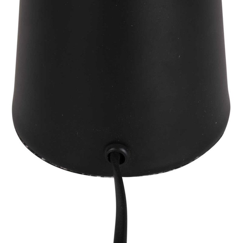 Lampe à poser champignon noire mat...