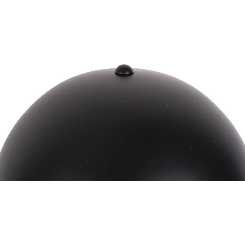 Lampe à poser champignon noire mat...
