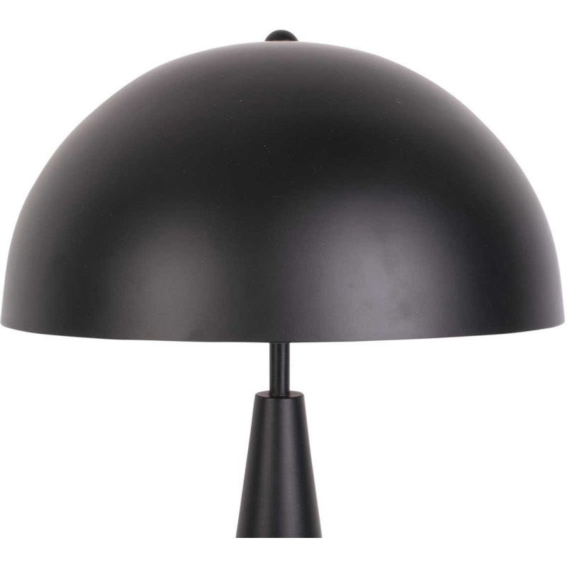 Lampe à poser champignon noire mat...