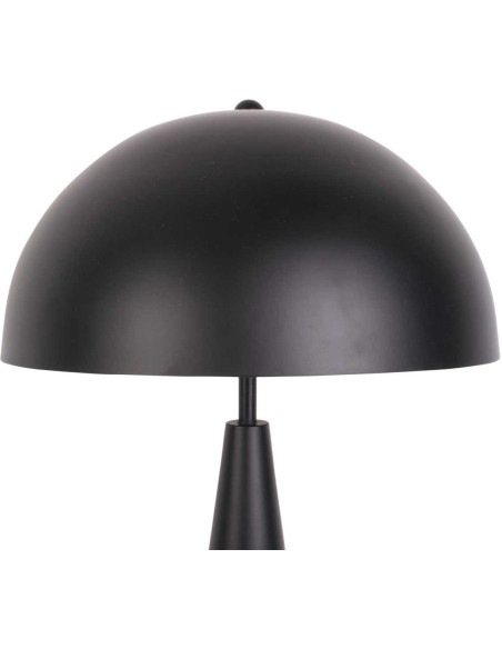 Lampe à poser champignon noire mat métal 51 cm Sublime