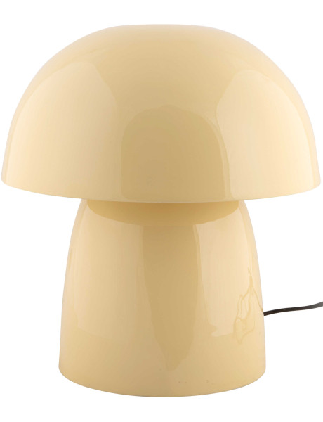 Lampe champignon jaune métal 30x34 cm Masivo Seta