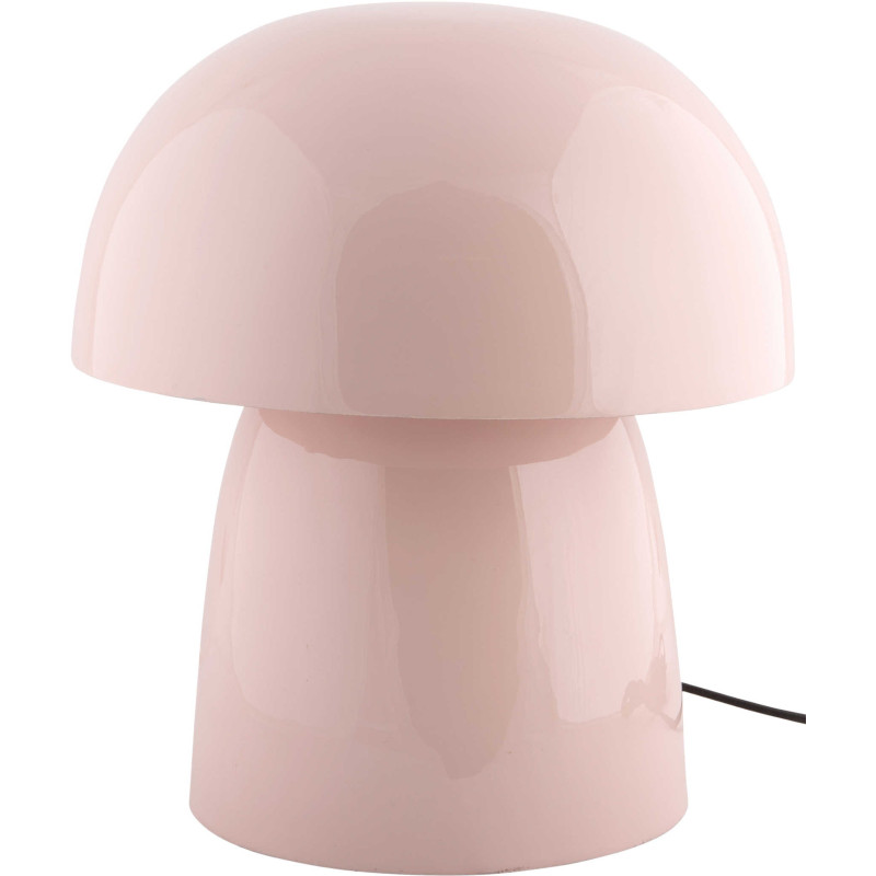 Lampe champignon rose métal 30x34 cm...