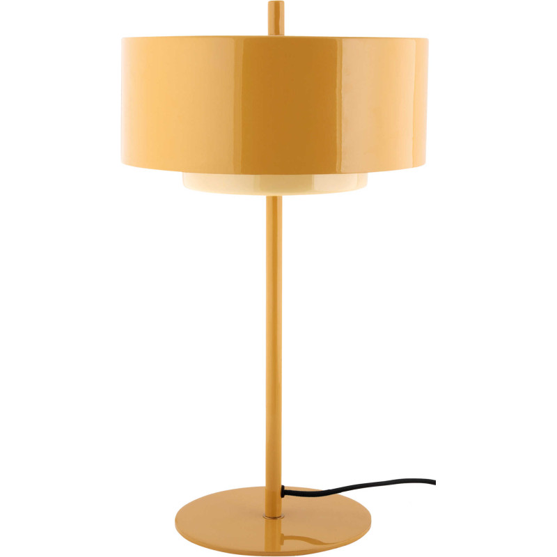 Lampe à poser jaune métal 29x50 cm...