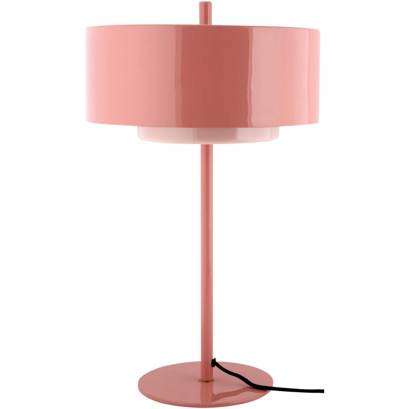 Lampe à poser rose métal 29x50 cm...