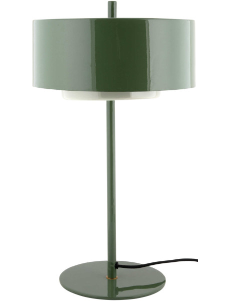 Lampe à poser verte métal 50 cm Grato Anillo
