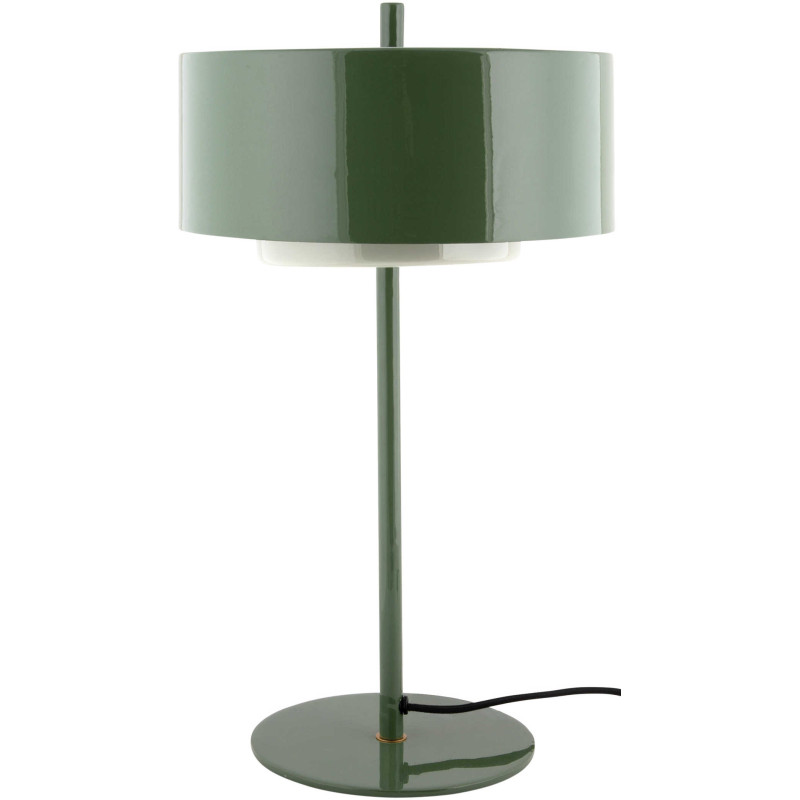 Lampe à poser verte métal 50 cm Grato...