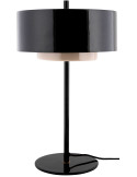 Lampe à poser noire métal 50 cm Grato Anillo