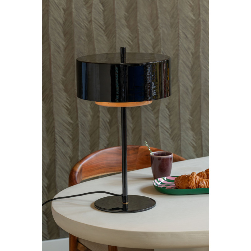 Lampe à poser noire métal 50 cm Grato...
