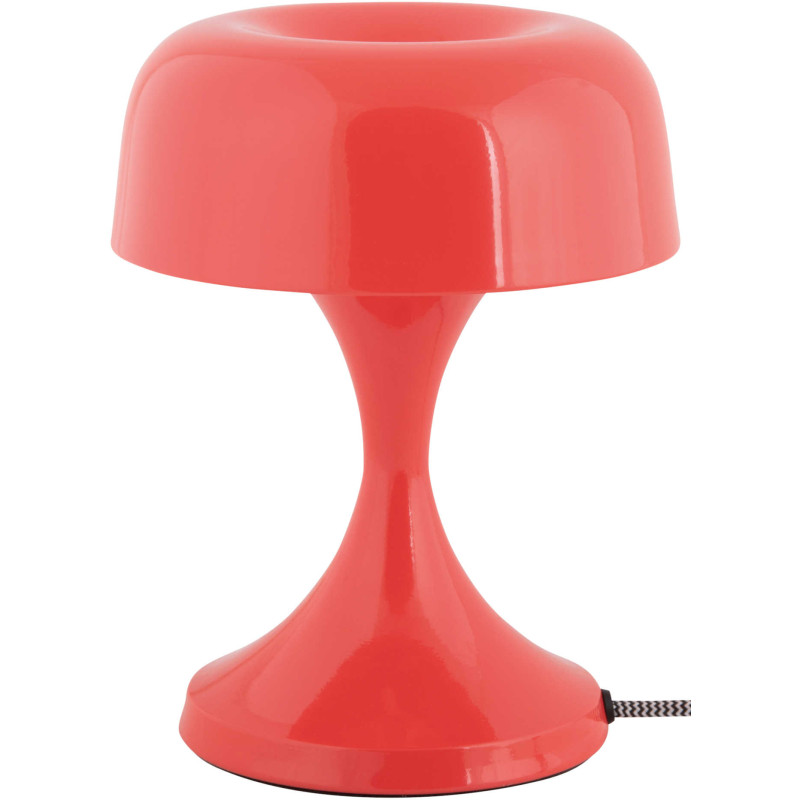 Lampe champignon rouge métal 20 cm...