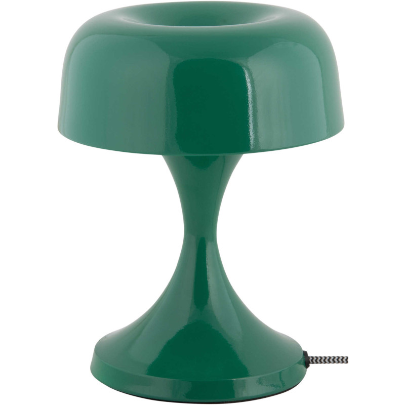 Lampe champignon verte métal 20 cm...