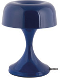 Lampe champignon bleue métal 20 cm Moda Retro