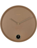 Horloge murale coucou marron moka en métal 30 cm Esencia Cuckoo