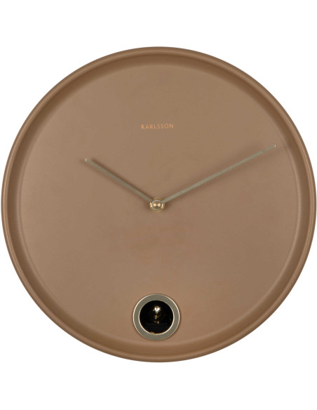 Horloge murale coucou marron moka en métal 30 cm Esencia Cuckoo