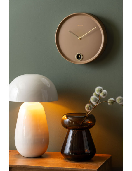 Horloge murale coucou marron moka en métal 30 cm Esencia Cuckoo