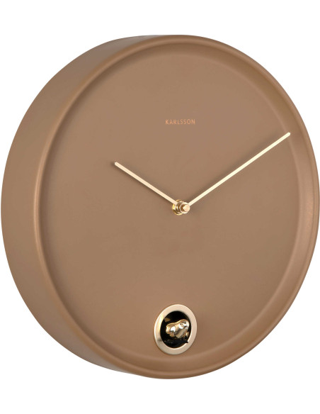 Horloge murale coucou marron moka en métal 30 cm Esencia Cuckoo
