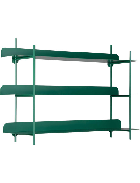Étagère murale verte en métal 60x16x42 cm Cool Retro