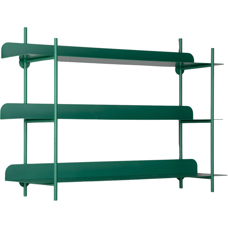 Étagère murale verte en métal...