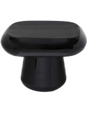 Table d’appoint noire en métal 49x49x36 cm Roca