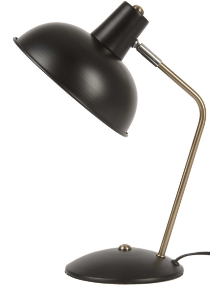 Lampe de bureau noire orientable en fer H38 cm Hood