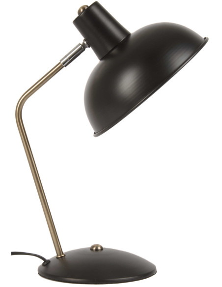 Lampe de bureau noire orientable en fer H38 cm Hood