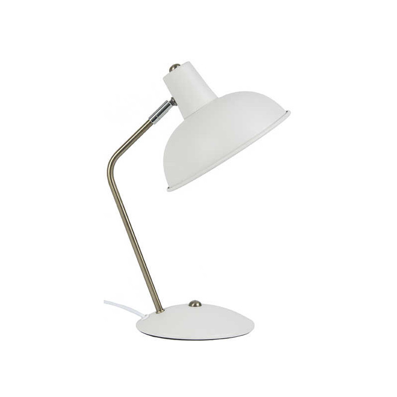 Lampe de bureau blanche orientable en...