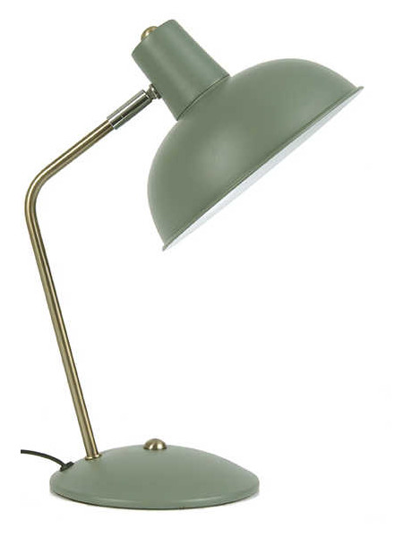 Lampe de bureau verte orientable en fer H38 cm Hood